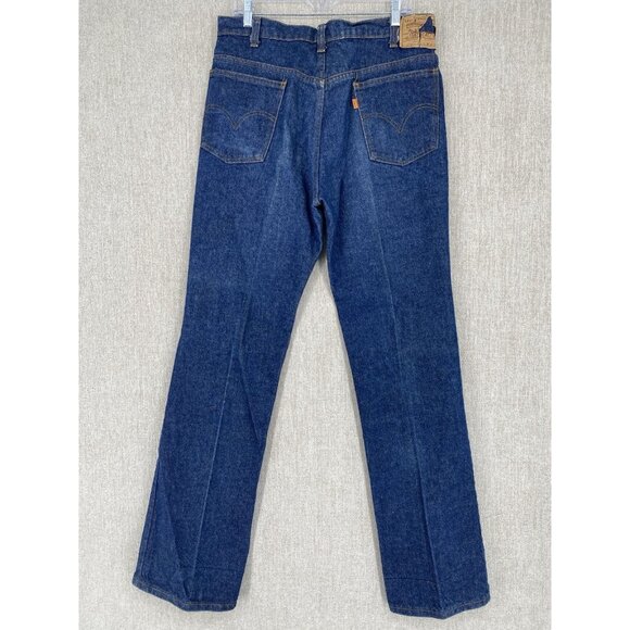 Vintage Levis 517 Jeans Mens 36X36 Blue Boot Cut Orange Tab Made In USA 1985 - Picture 10 of 16